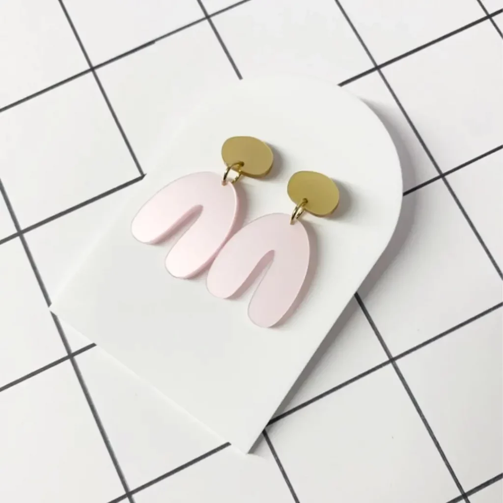 Boucles d'oreilles avec diamants taille brillant & poire 0,9 ct Or 18k - Craquantes
